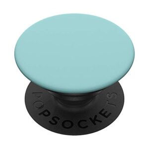 simple solid color chic pale turquoise design popsockets swappable popgrip