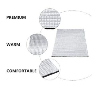 balacoo Reptile Heat Pad Small Animal Warm Pad Parrot Mat Mini Pet Pad Winter Insulation Thermal Pad Outdoor Heated Pad Small Pet Cage Liner for Rabbit Hedgehog 42x28cm Silver Terrarium Heating Pad