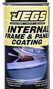 JEGS 72050 Internal Frame Coating 16 oz Spray Can Tacks-Up in 10 Minutes Weldabl