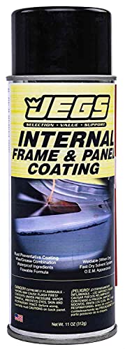 JEGS 72050 Internal Frame Coating 16 oz Spray Can Tacks-Up in 10 Minutes Weldabl