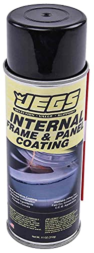 JEGS 72050 Internal Frame Coating 16 oz Spray Can Tacks-Up in 10 Minutes Weldabl