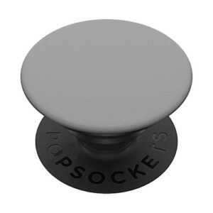 simple solid color chic dark gray design popsockets swappable popgrip