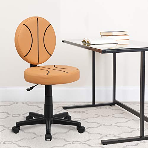 BizChair Basketball Swivel Task Office Chair