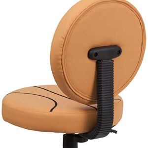 BizChair Basketball Swivel Task Office Chair