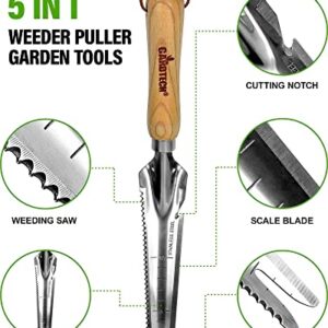 Hand Weeder Puller Tool, Dandelion Fork Weeding Knife Tool - 2023 New Garden Tool for Weeders Easy Quick Clean Removal Root Digging - Original Multi Use Garden