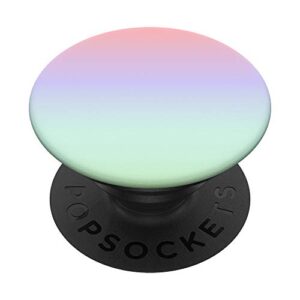 simple solid color chic aqua mint green ombre design popsockets swappable popgrip
