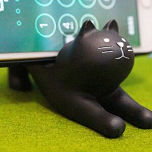 Bolley Joss Desk Cell Phone Holder Stand Cute Stretching Cat Kitty for Office Free You Hands Home Ornament