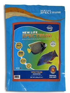 new life spectrum spectrum large 3mm pellet bag for fresh & saltwater fish, 600g