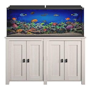 Ollie & Hutch Farmington 55 Gallon Aquarium Stand, Ivory