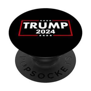 Pro Donald Trump 2024 For President Re Election PopSockets Swappable PopGrip