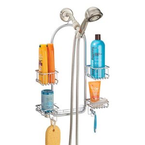 idesign classico shower caddy, silver