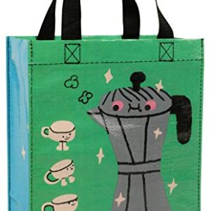 Blue Q Handy Tote ~ Start Your Engines Coffee Lovers!!! Reusable lunch bag, little tote, gift bag, sturdy and easy to clean, made from 95% recycled material, 10" h x 8.5" w x 4.5" d