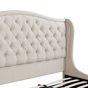 Jennifer Taylor Home Waverley Tufted Wingback Platform Bed