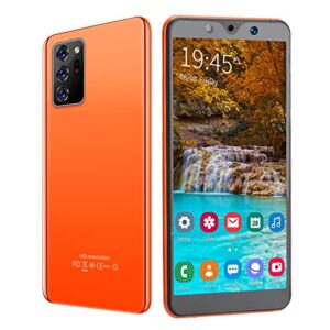 ebtools note30 plus 5.72in smartphone, face fingerprint unlock dual cards dual standby 512mb+4gb cell phone(orange)