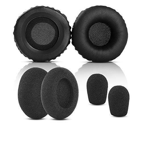 YDYBZB Ear Pads Foam Compatible with VXI BlueParrott B250-XT Plus B250XT B150 Headset Replacement Ear/Mic Cushion Kit 6 Pcs (Style 1)