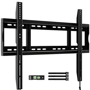 home vision heavy duty fixed tv wall mount holds up to 264lbs, for most 42-100 inch large tvs wall mount bracket fits 16"/18"/24" studs, vesa 800x600mm, low profile space saving for led oled lcd