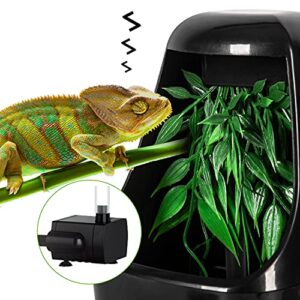 WACOOL Automatic Reptile Dripper, Reptile Drinking Fountain Water Dispenser for Chameleon Iguana Crested Gecko Lizard Amphibians