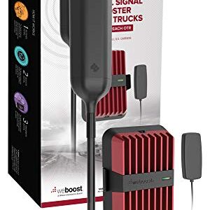 weBoost Drive Reach OTR - Cell Phone Signal Booster for Trucks and SUVs | Boosts 5G & 4G LTE for All U.S. Carriers - Verizon, AT&T, T-Mobile & more | Made in the U.S. | FCC Approved (model 477154)