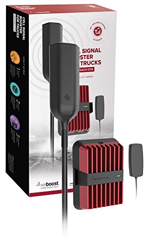 weBoost Drive Reach OTR - Cell Phone Signal Booster for Trucks and SUVs | Boosts 5G & 4G LTE for All U.S. Carriers - Verizon, AT&T, T-Mobile & more | Made in the U.S. | FCC Approved (model 477154)