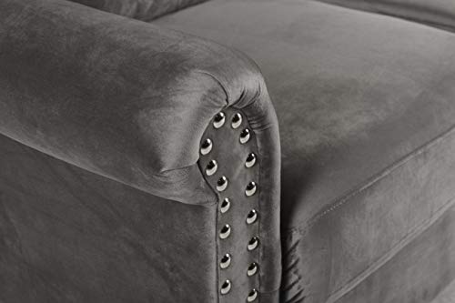 New Classic Furniture Alani Sofa, Slate Gray