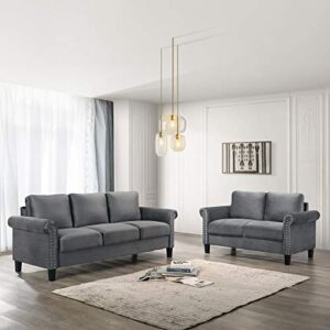 New Classic Furniture Alani Sofa, Slate Gray