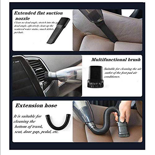 LIANXIN Car Interior Detailing Kit -High Power Handheld Vacuum, Car Cleaning Kit, with Microfiber Towels, Brush Set