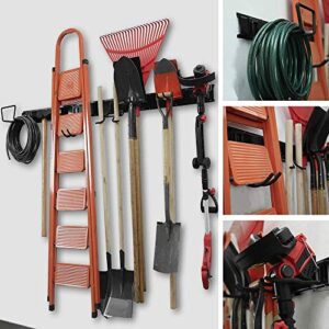 Wallmaster 15 PCS Tool Storage Rack Garage Storage Wall Mount & Garage Storage Tool Organizer System Heavy Duty Tools