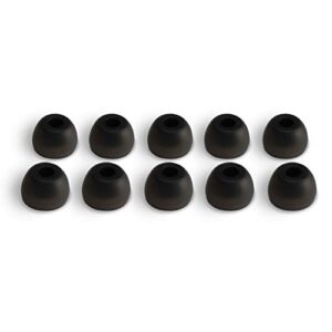 cambridge audio replacement silicone earbud tips for melomania touch (small, black)