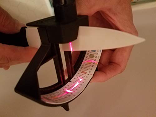 Laser Knife Edge Reader- See how sharp your knife is with laser precision. For use with sharpening stones and professional equipment.