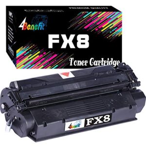 1-pack 4benefit compatible for fx-8 s35 toner cartridge fx8 7833a001aa high yield replacement for imageclass d300 d320 d340 d360 d383 fax l380 l380s l390 mf3240 pc-d320 printer (black)