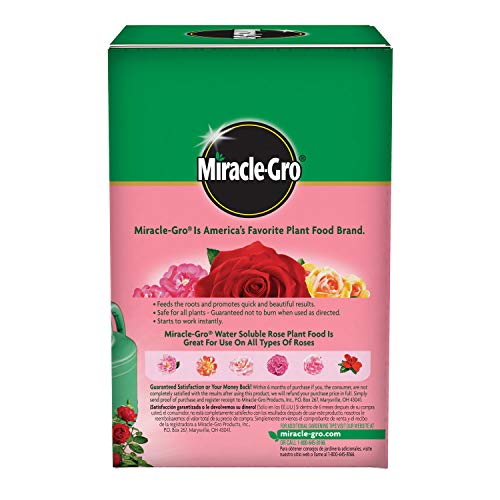 Miracle-Gro VB02199 Plant Food Water Soluble Rose, 1.5 lb,