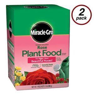 Miracle-Gro VB02199 Plant Food Water Soluble Rose, 1.5 lb,
