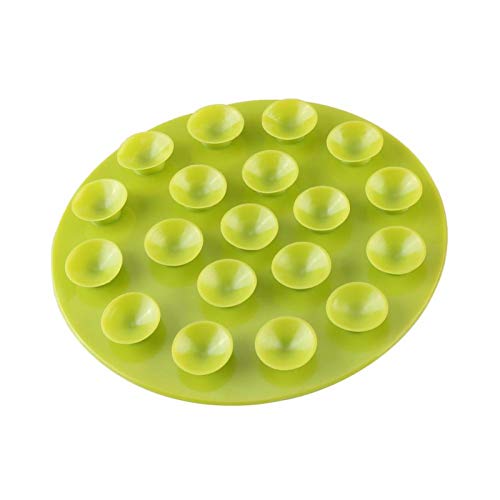 GLOGLOW Baby Place Mats, Baby Feeding Bowl Cup Anti Slip Placemat Kids Magic Suction Mat Double Sided Suckers Baby Feeding Bowl Cup Anti Slip Placemat(Green)