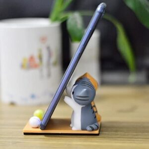 Auhafaly Cute Cat Smartphone Stand Phone Holder Cartoon Animal Japanese Anime (Pumpkin and Gabriel)