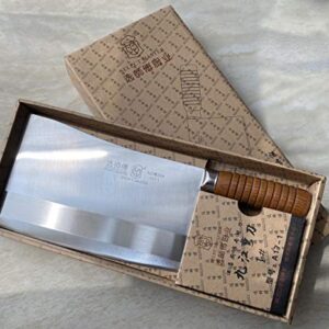 SELECT MASTER Meat Cleaver - Professional Chinese Chef Knife - Heavy Duty Bone Chopper Kitchen Knife - Super Thick Blade - for Home & Restaurant from