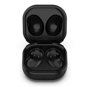 wired charging case compatible with galaxy buds live, replacement charger dock cradle station case cover with 3.3ft usb-c charging cable wirless earbuds accessories (black)