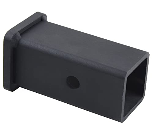 TOPTOW 64028HP Trailer Hitch Adapter 2-1/2" to 2" Hitch Reducer Sleeve Carbon Steel, 5/8 inch Pin & Clip Included
