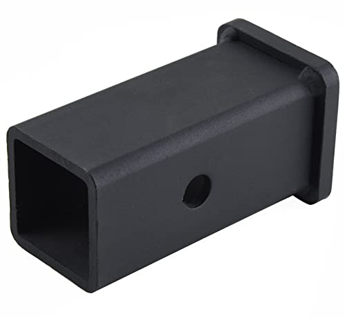 TOPTOW 64028HP Trailer Hitch Adapter 2-1/2" to 2" Hitch Reducer Sleeve Carbon Steel, 5/8 inch Pin & Clip Included