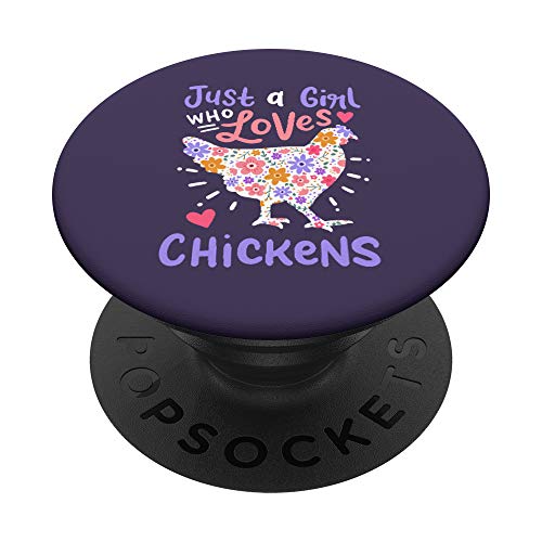 Chicken Hen Love Cute Funny Gift PopSockets PopGrip: Swappable Grip for Phones & Tablets