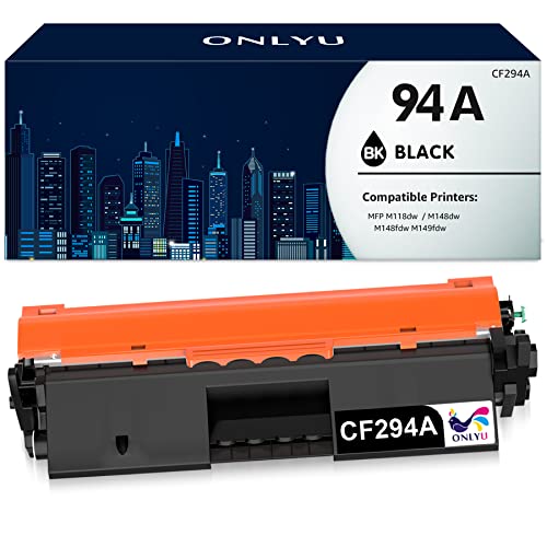 ONLYU Compatible Toner-Cartridge Replacement for HP 94A CF294A 94X CF294X for HP Laserjet Pro M118dw MFP M148dw M148fdw M149fdw Laserjet M118 M148 M149 Toner Ink (Black, 1-Pack)