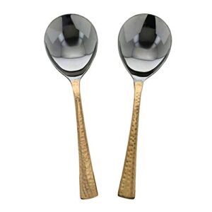 jmd enterprises copper stainless serving spoons (4)