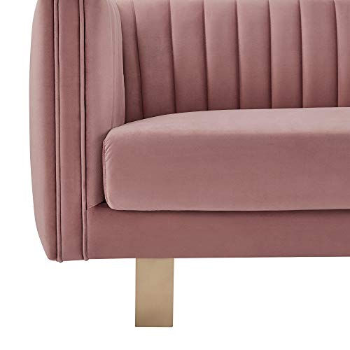 Armen Living Delilah Sofas, 86" W, Blush