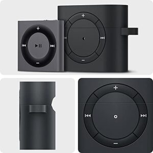 Spigen Classic Shuffle Designed for Airpods 3rd Gen Case with Keychain, Classic Design Airpods 3 Case (2021) - Charcoal