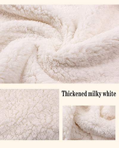 YCC Products Sherpa Wool Fabric, Artificial Fur, Sheepskin Fabric Material, Soft and Warm, Used for Sewing and DIY Clothing Pajamas Blanket (Thickened Khaki)