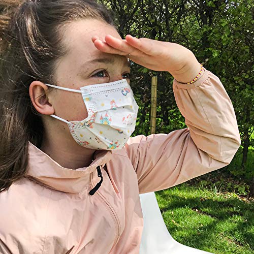 Dr. Talbot's Disposable Kid's Face Mask for Personal Health, Girl 2-5 Years, Prints May Vary, 10 Count