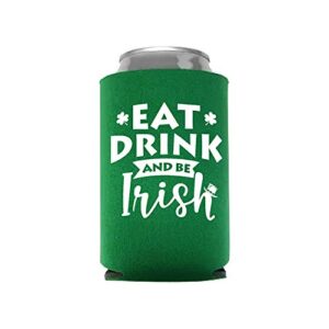 Veracco Keep Your Kiss I'm Here For This Irish Don't get Drunk We Get Awsome Stadium Party Cup St Patricks DayCan Coolie Holder Party Favors Decorations (Green, 6)