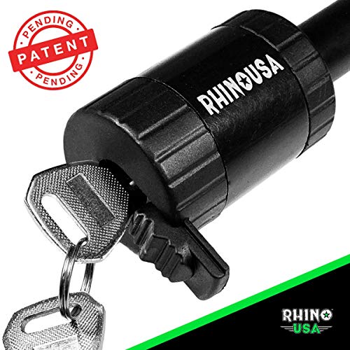 Rhino USA Shackle Hitch Receiver, Lock and Tightener Bundle - Includes Our Top Selling Recovery Shackle Hitch Plus Our Patented Hitch Lock and Anti-Rattle Hitch Tightener!