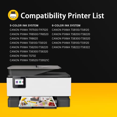 GILIMEDIA PGI-280XXL CLI-281XXL Compatible Ink Cartridges Replacement for 280 281 Work for Pixma TS9120 TS8320 TS8220 TS8120 TS9100 TS8300 TS8200 TS8322 Printer 12-Pack