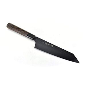 sakai takayuki/kurokage series vg-10 hammered kengata gyuto(chef's knife) 190 mm/7.5" black