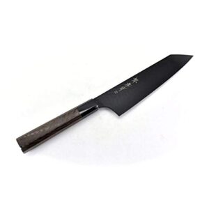 Sakai Takayuki/KUROKAGE Series VG-10 Hammered Kengata Gyuto(Chef's Knife) 190 mm/7.5" Black